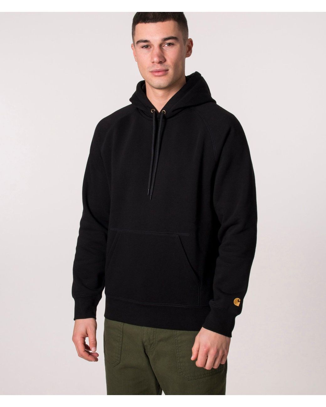 Carhartt Blue Regular Fit Chase Hoodie for men