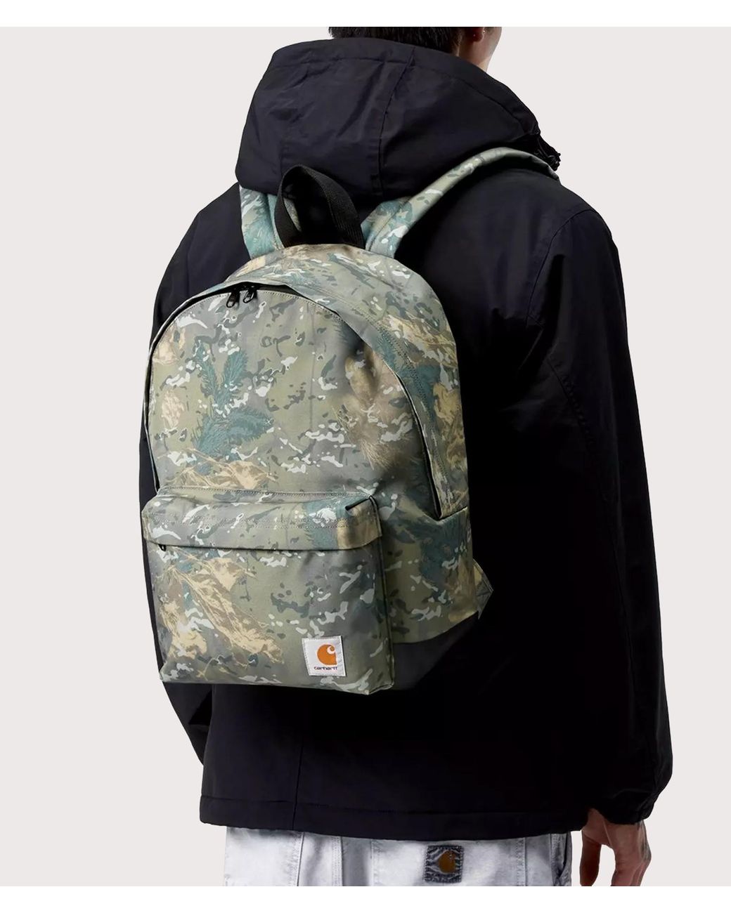 Carhartt Gray Jake Recycled Canvas Backpack for men
