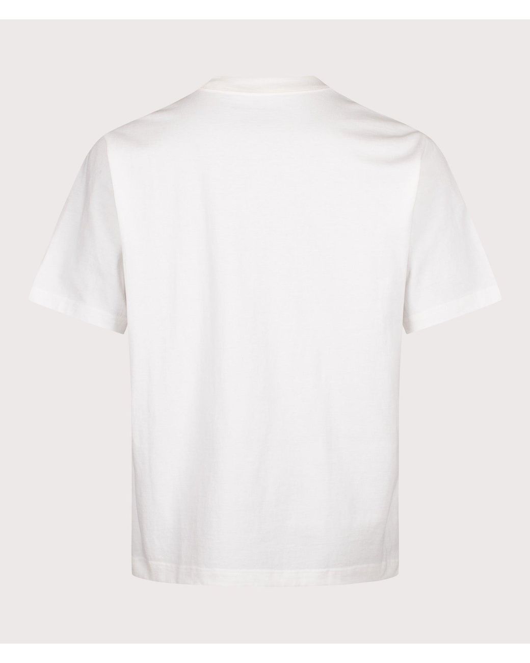 And Wander White Heavy Cotton Pocket T-Shirt for men