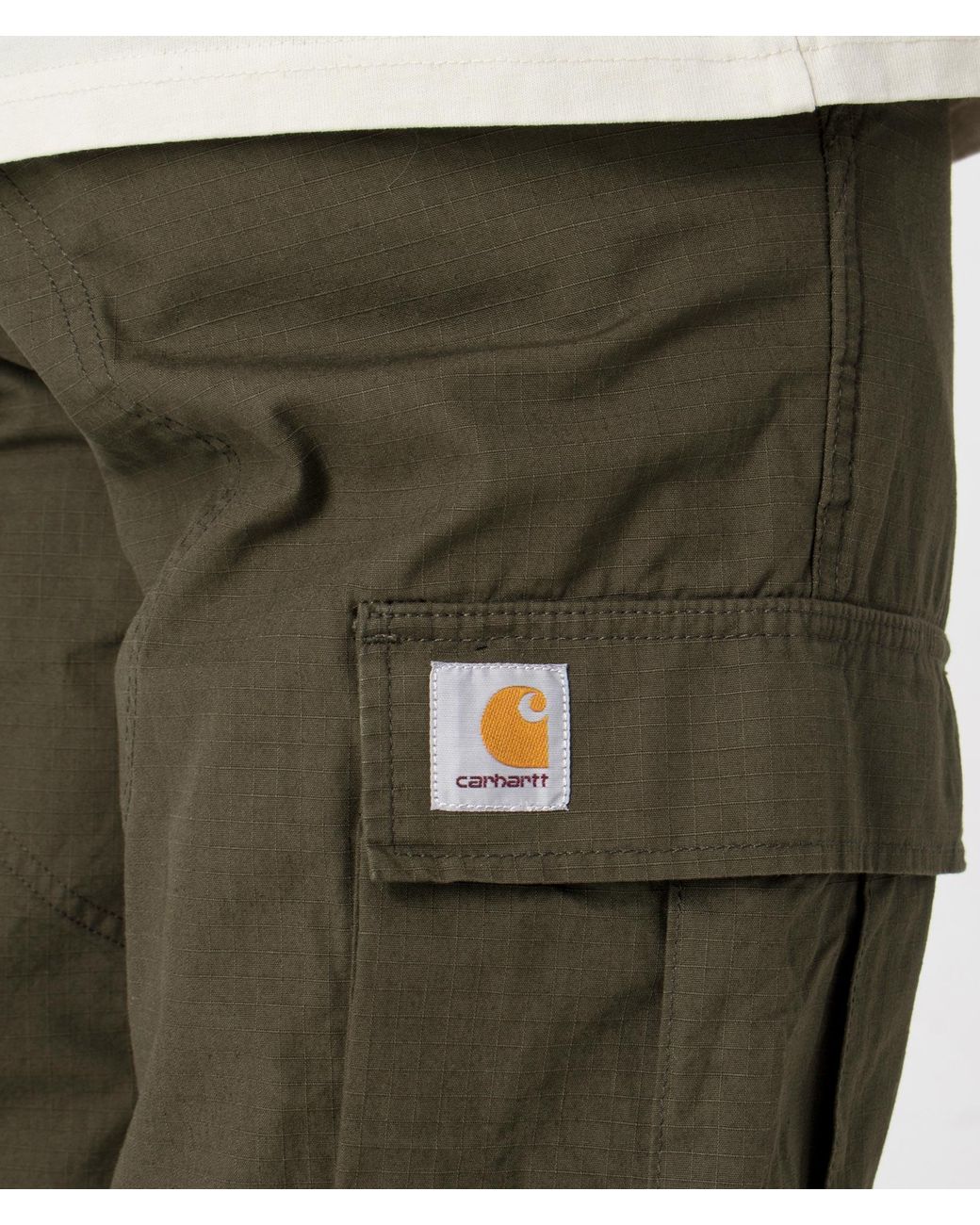 Carhartt Green Regular Fit Cargo Pants for men