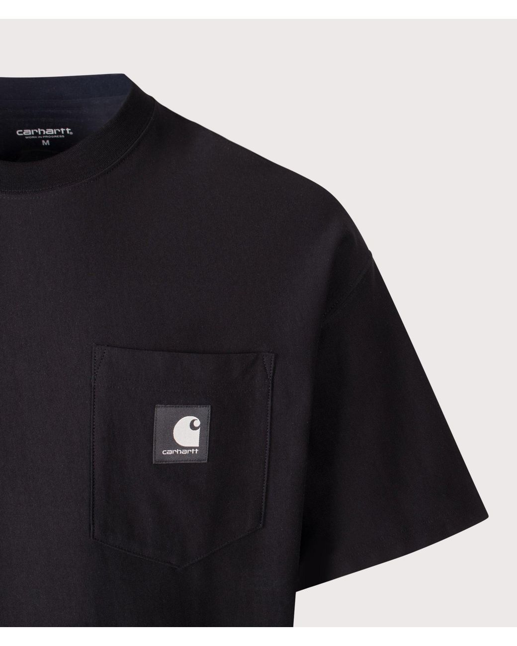 Carhartt Black Oversized Fit Og Pocket T-Shirt for men