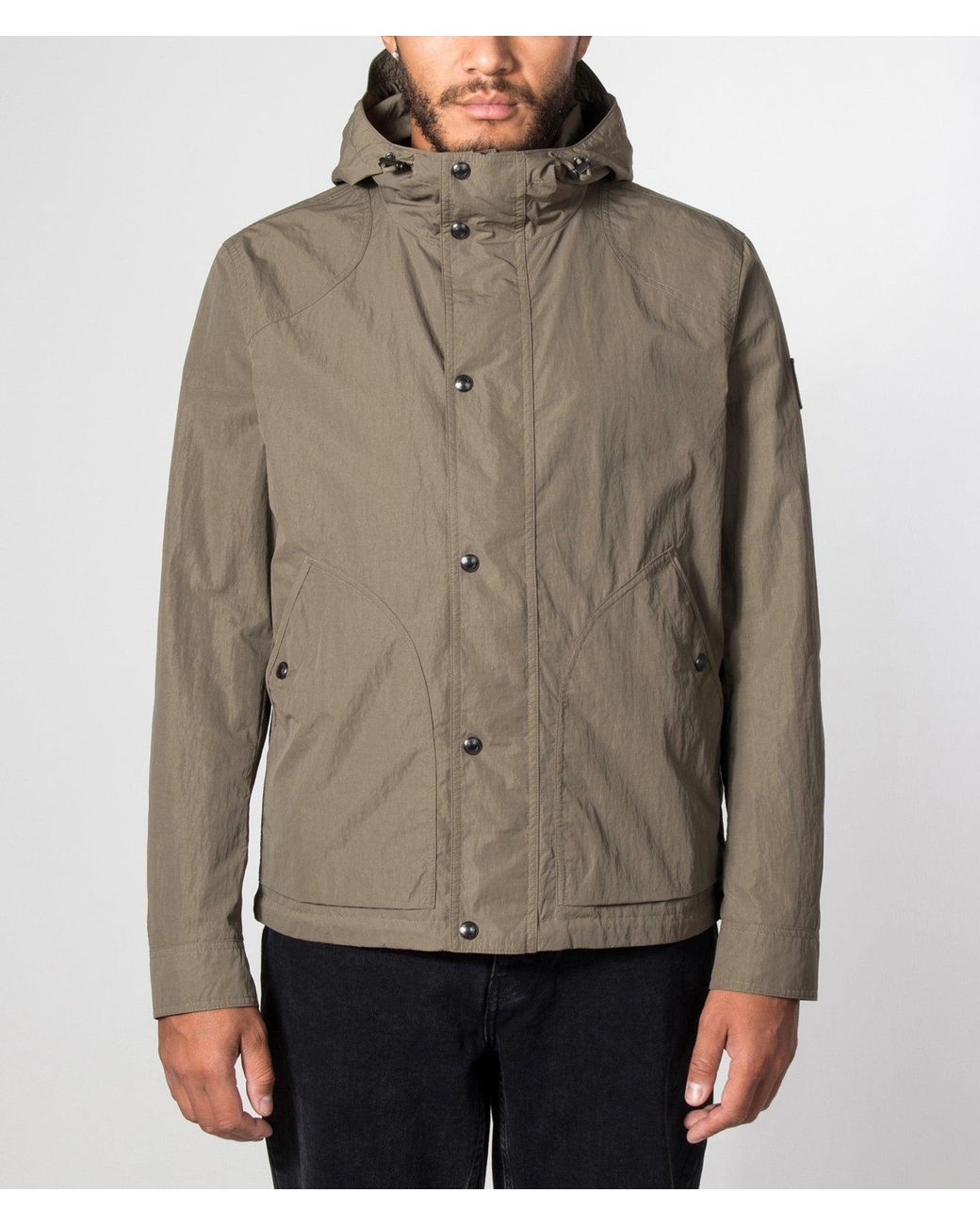 Belstaff Gray Regular Fit Marsh Jacket for men