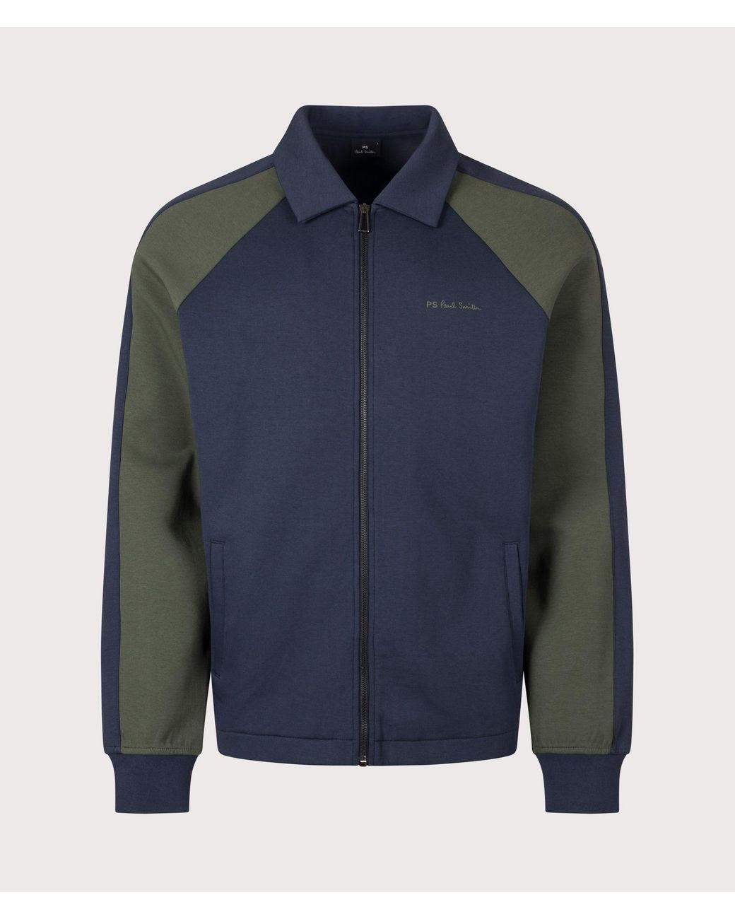 Paul Smith Blue Regular Fit Zip Through Jacket for men