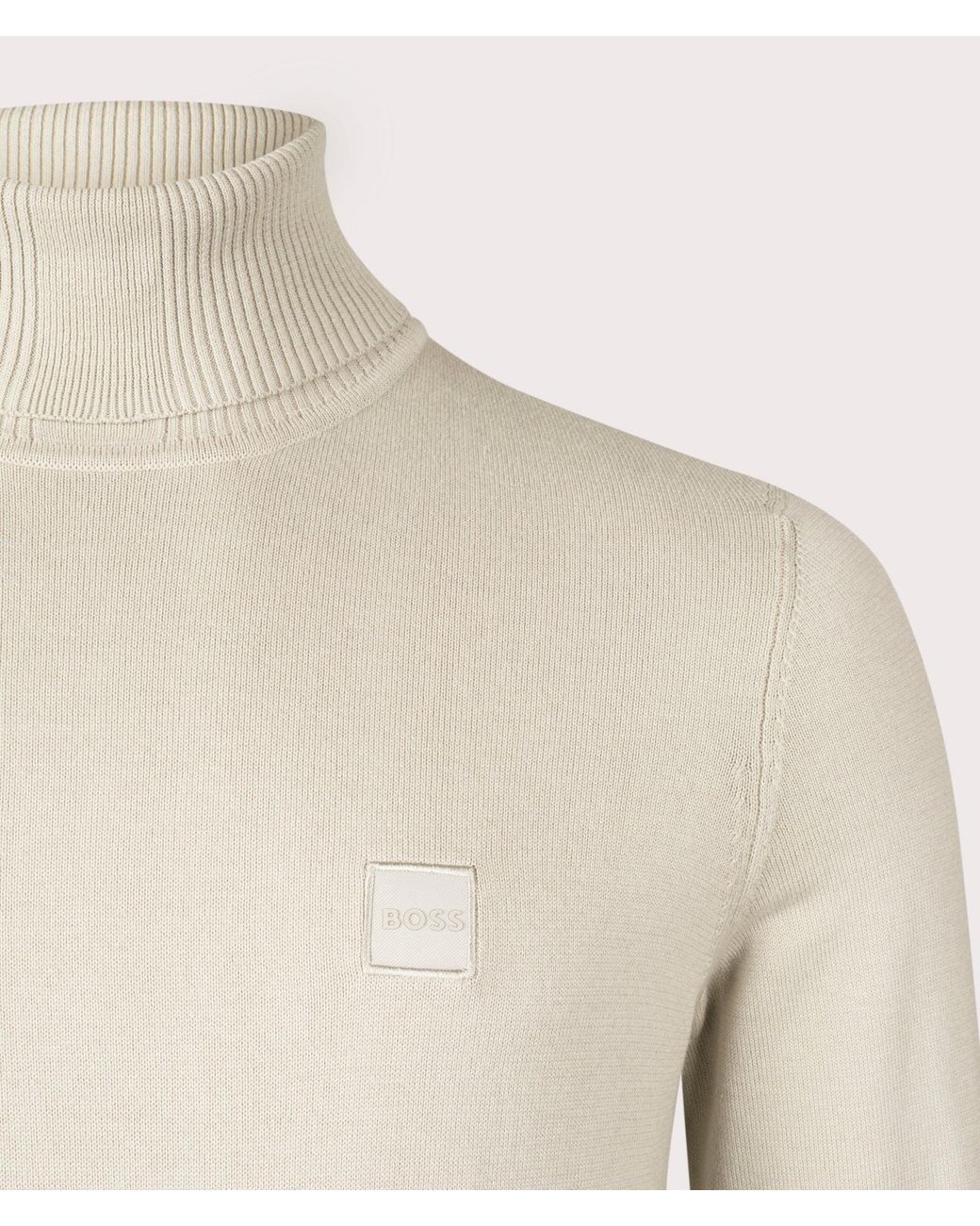 Boss Natural Regular Fit Akiro Rollneck Jumper for men