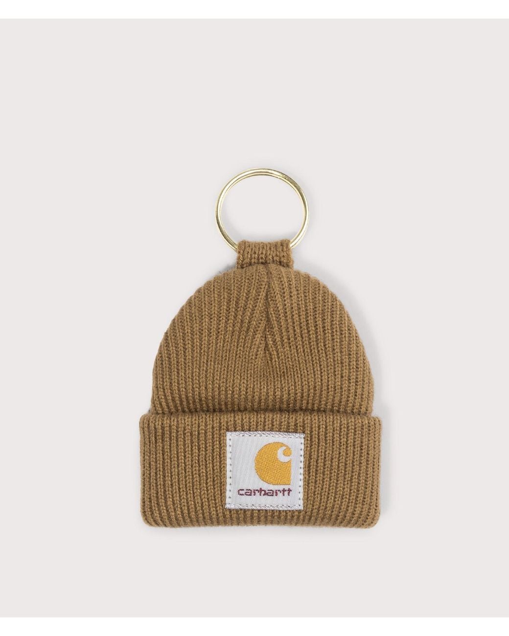 Carhartt Natural Mini Watch Hat Keychain for men