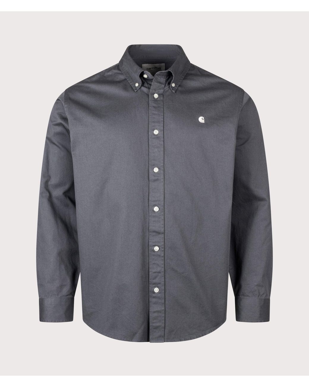 Carhartt Gray Loose Fit Og Madison Shirt for men