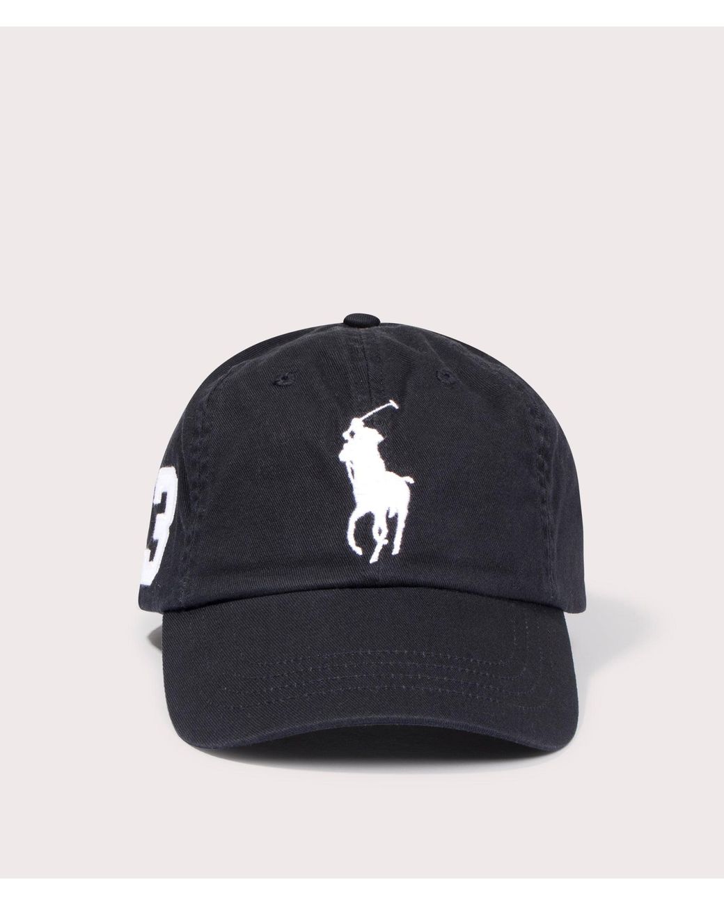 Polo Ralph Lauren Blue Big Pony Chino Baseball Cap for men