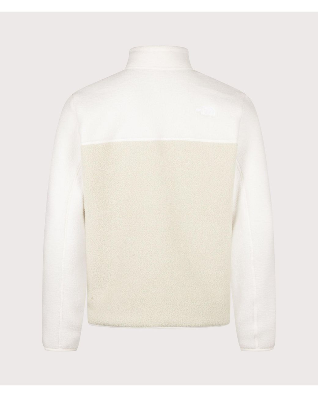The North Face White Regular Fit Yumiori Quarter Zip Fleece for men