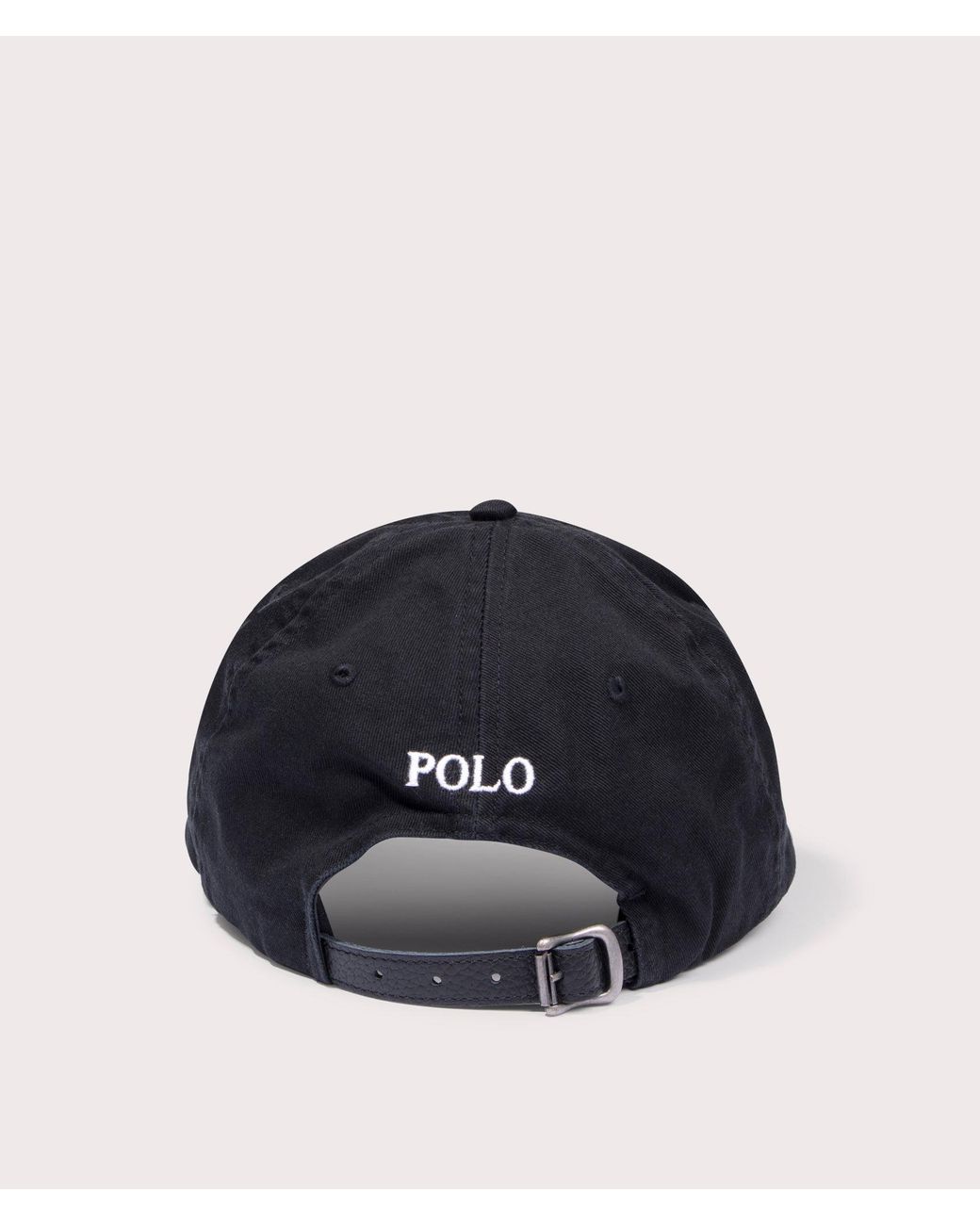 Polo Ralph Lauren Blue Big Pony Chino Baseball Cap for men