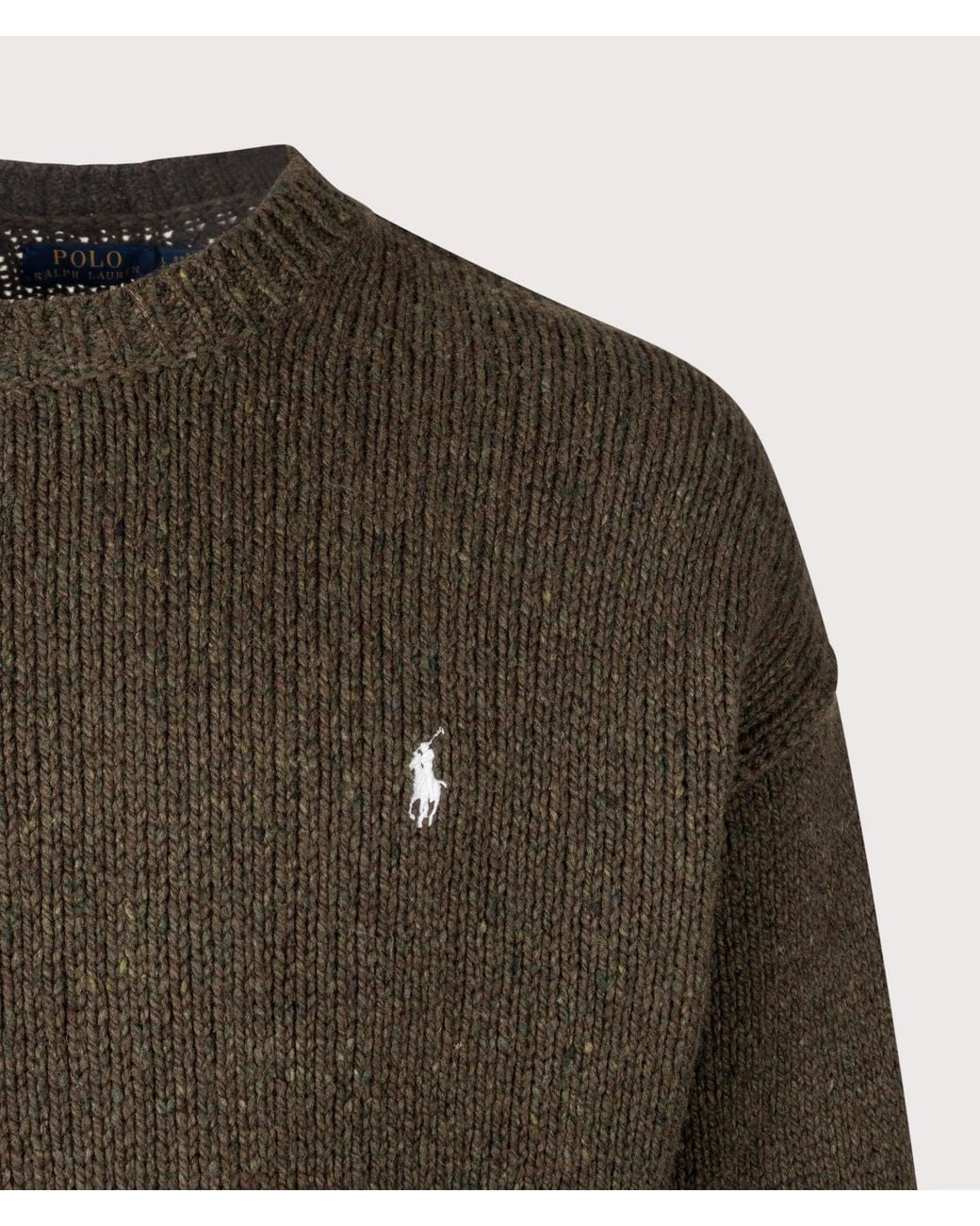 Polo Ralph Lauren Green Regular Fit Wool Blend Knitted Jumper for men