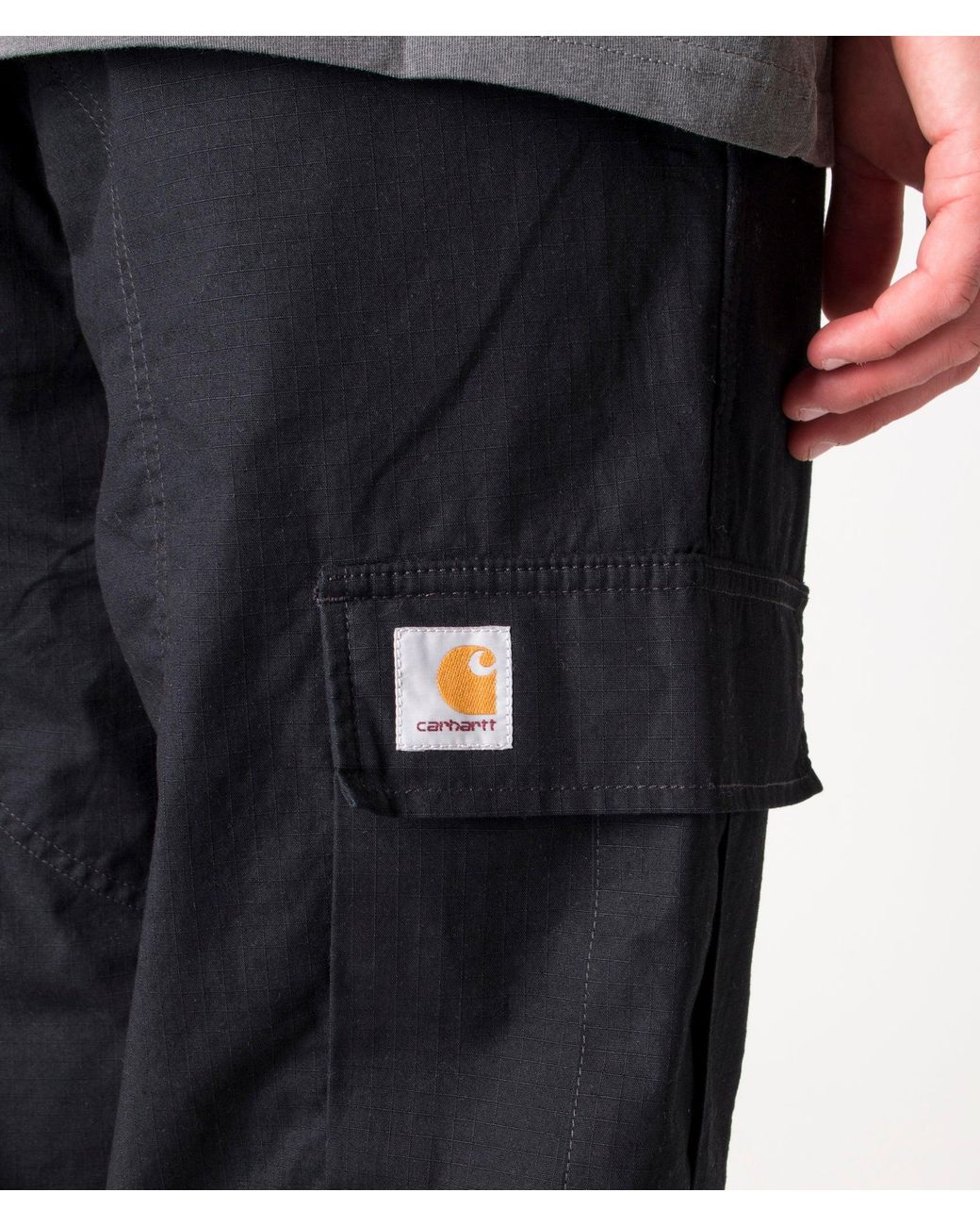 Carhartt Blue Regular Fit Cargo Pants for men