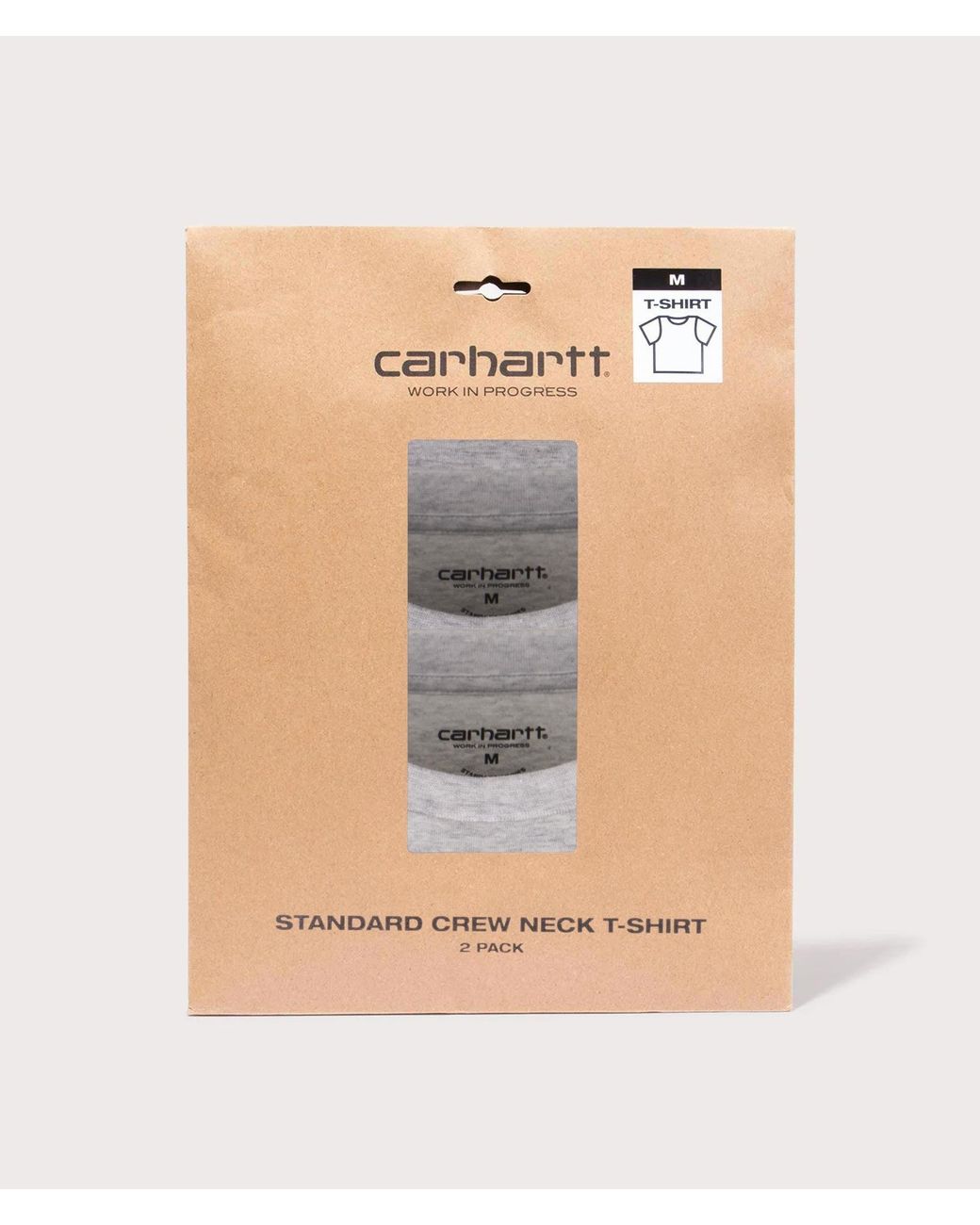 Carhartt White Regular Fit 2 Pack Crew Neck T-Shirt for men