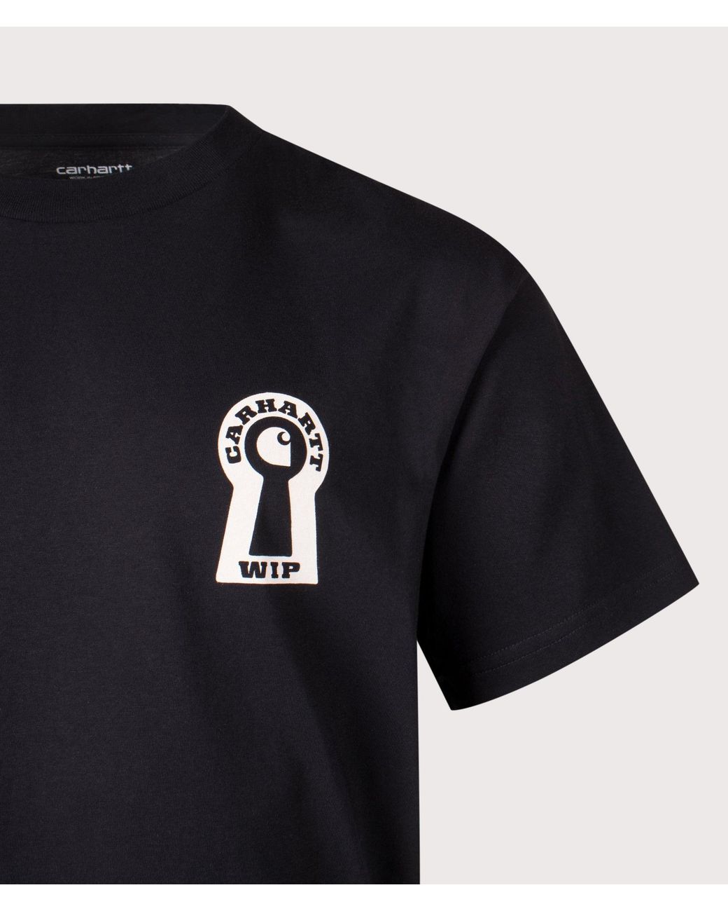 Carhartt Black Loose Fit Locked T-Shirt for men