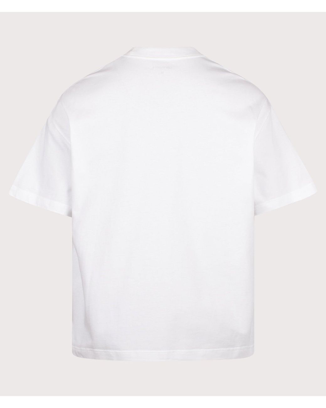 Carhartt White Boxy Loose Fit Pennon T-Shirt for men