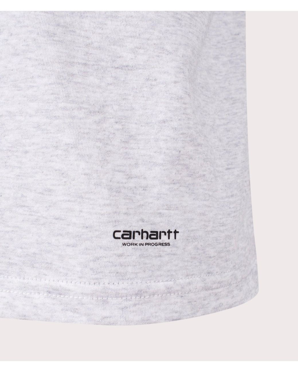Carhartt White Regular Fit 2 Pack Crew Neck T-Shirt for men