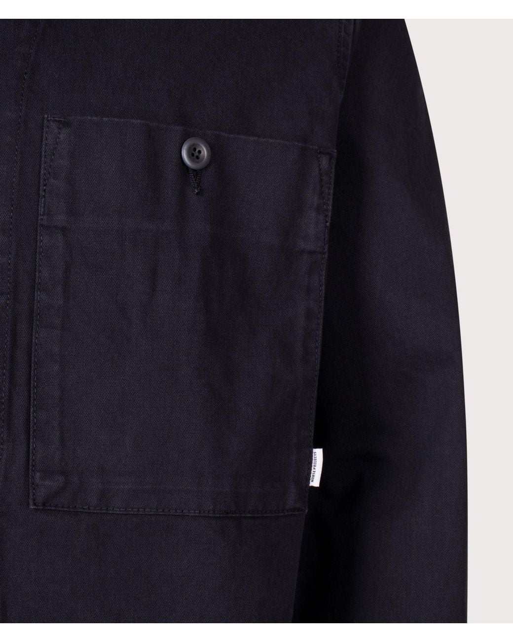 Norse Projects Blue Relaxed Fit Arresskov Broken Twill Overshirt for men