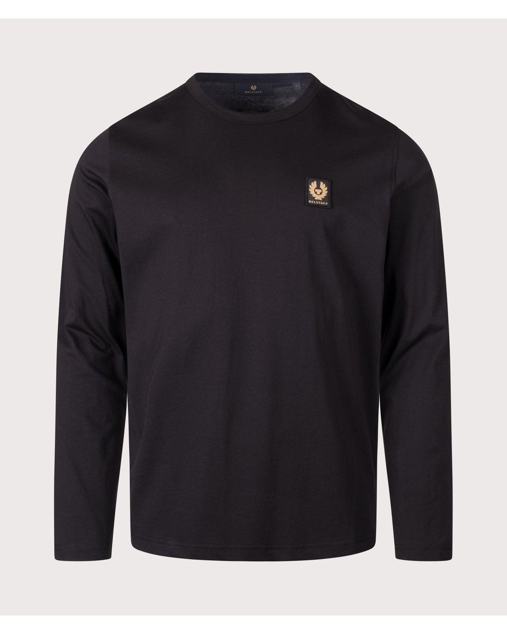 Belstaff Blue Regular Fit Long Sleeved T-Shirt for men