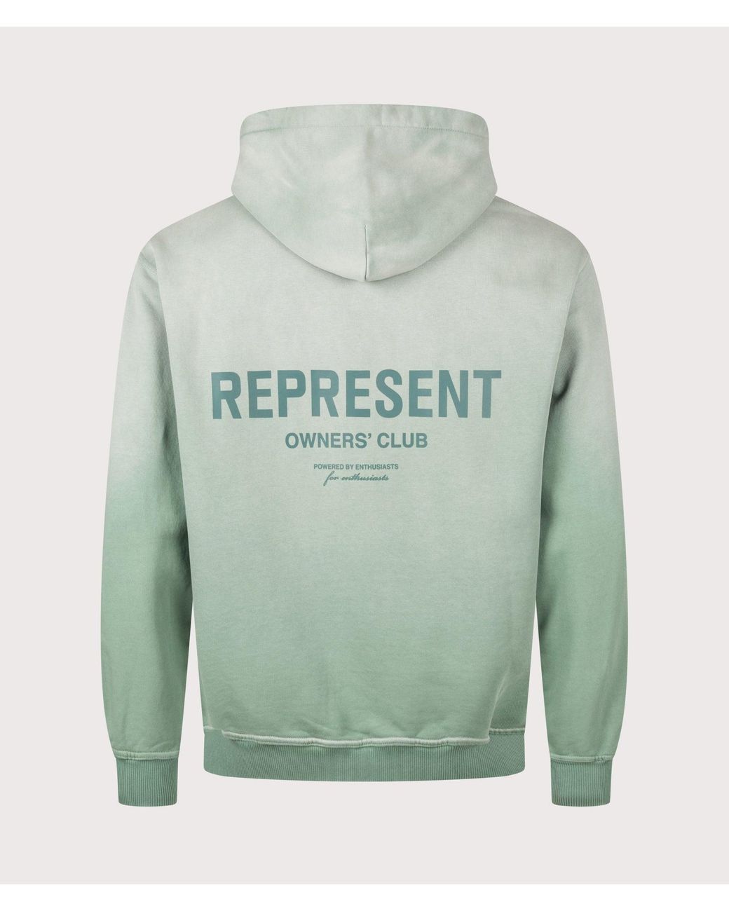 Represent Green Oversized Fit Owners Club Hoodie for men