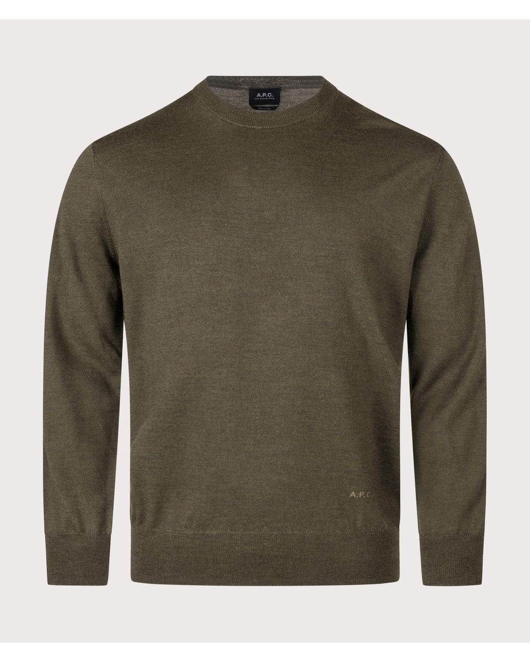 A.P.C. Green Matthieu Jumper for men