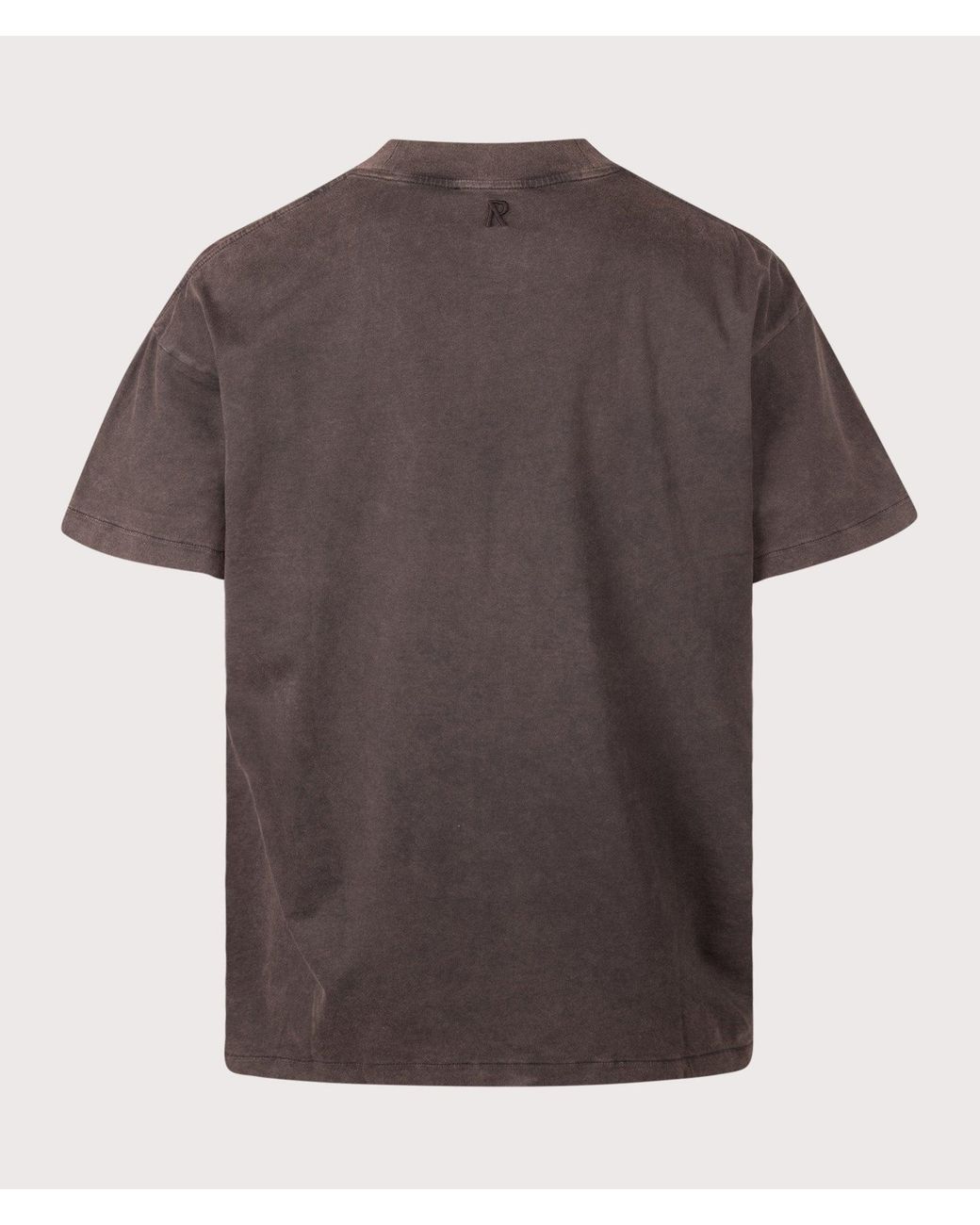 Represent Brown Oversized Initial T-Shirt for men