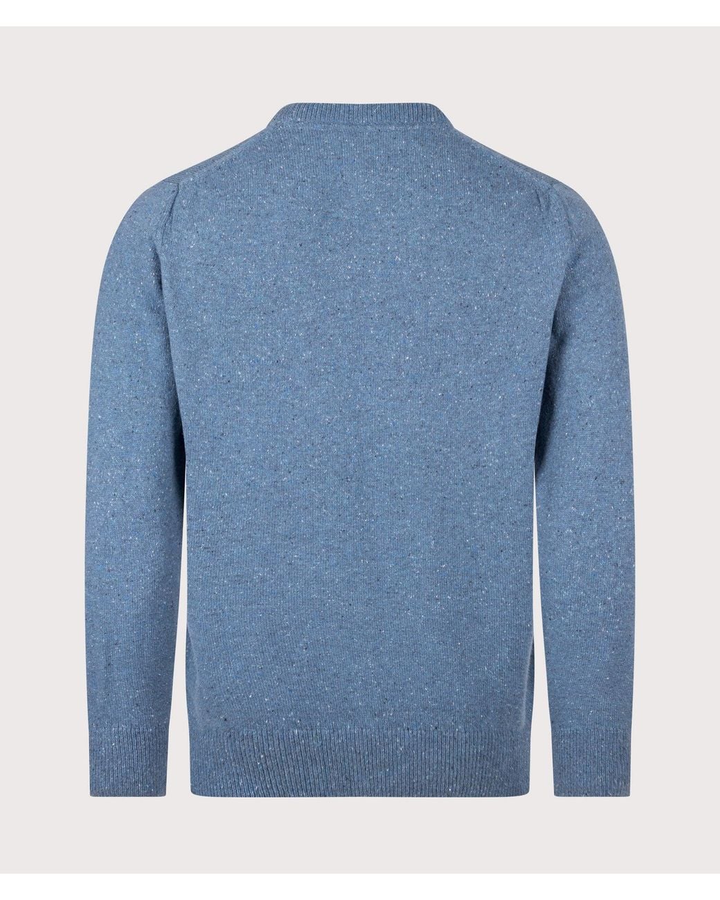 Barbour Blue Regular Fit Tisbury Jumper for men