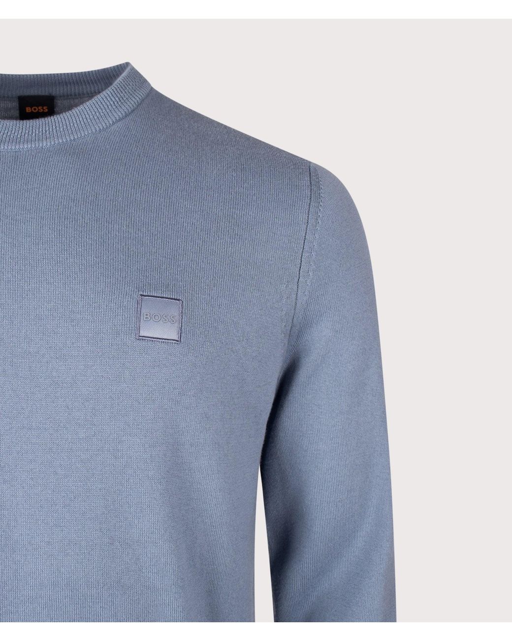 Boss Blue Regular Fit Kanovano Knitted Jumper for men