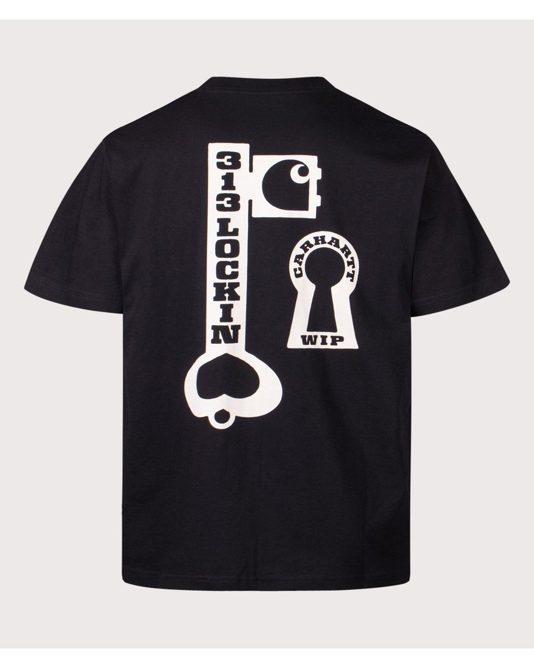Carhartt Black Loose Fit Locked T-Shirt for men