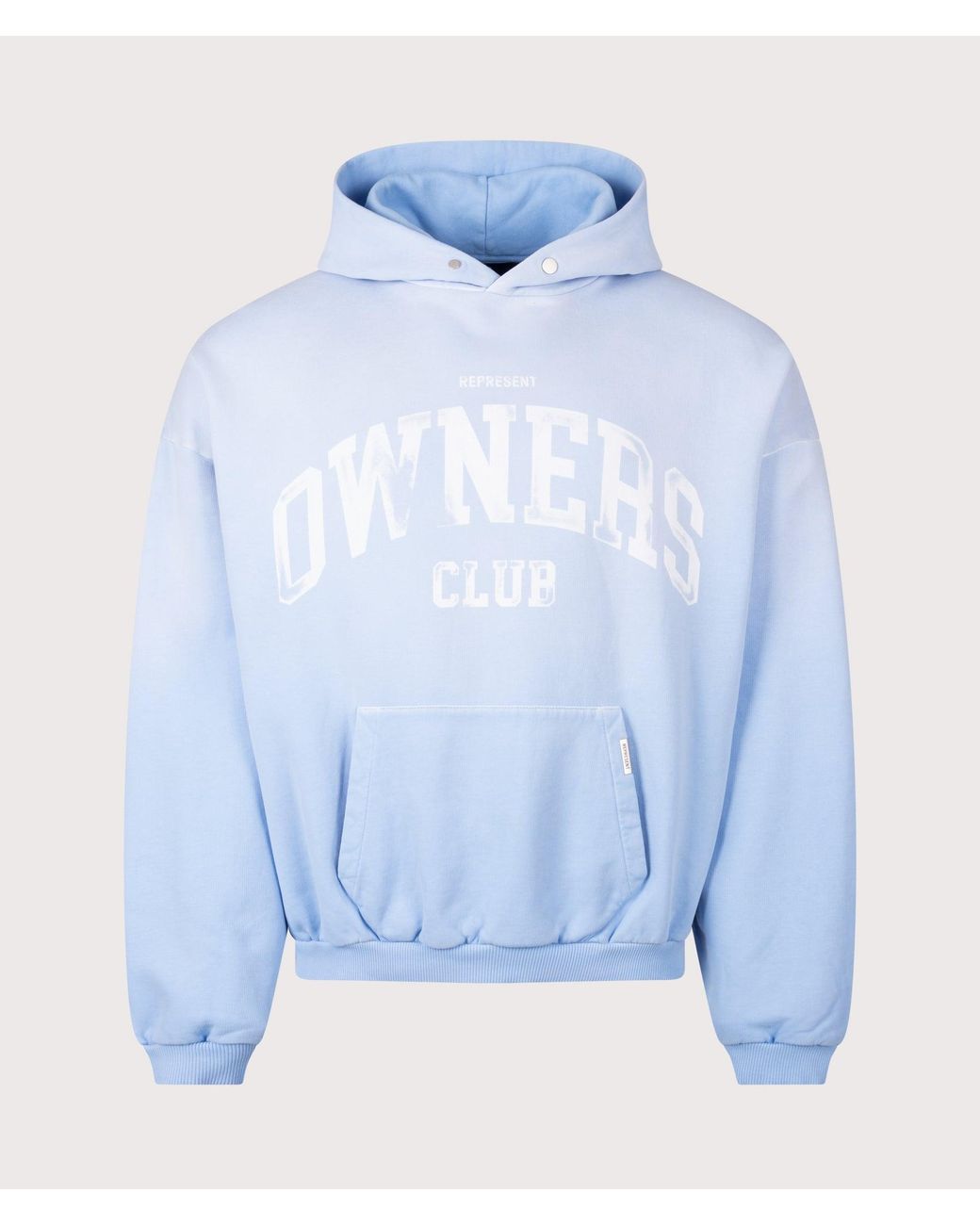 Represent Blue Oversized 2.0 Fit Owners Hoodie for men