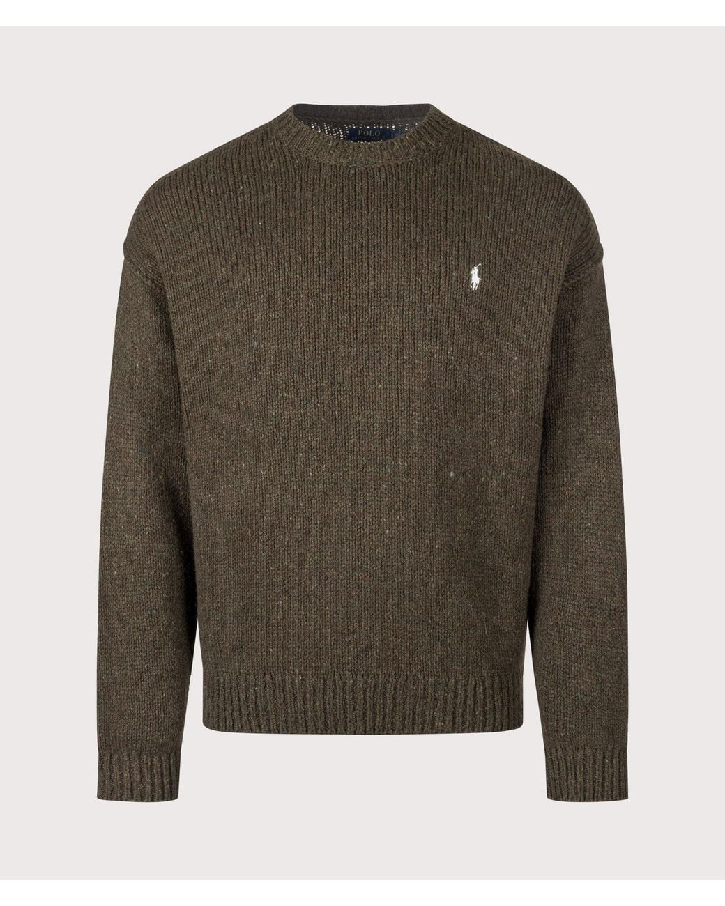Polo Ralph Lauren Green Regular Fit Wool Blend Knitted Jumper for men