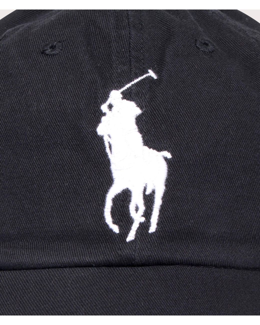 Polo Ralph Lauren Blue Big Pony Chino Baseball Cap for men