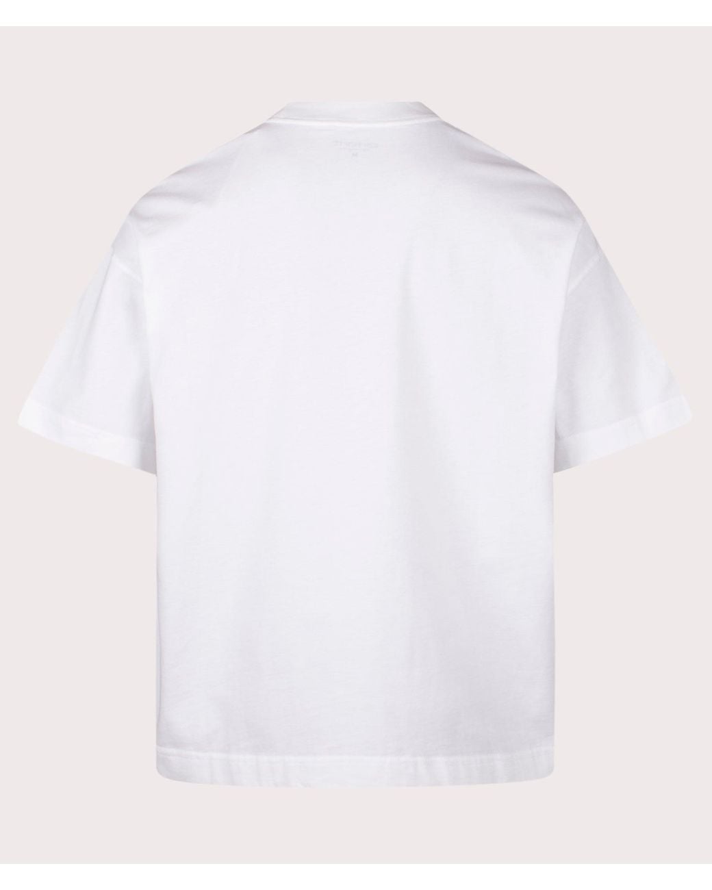 Carhartt White Boxy Loose Fit Signature Script T-Shirt for men
