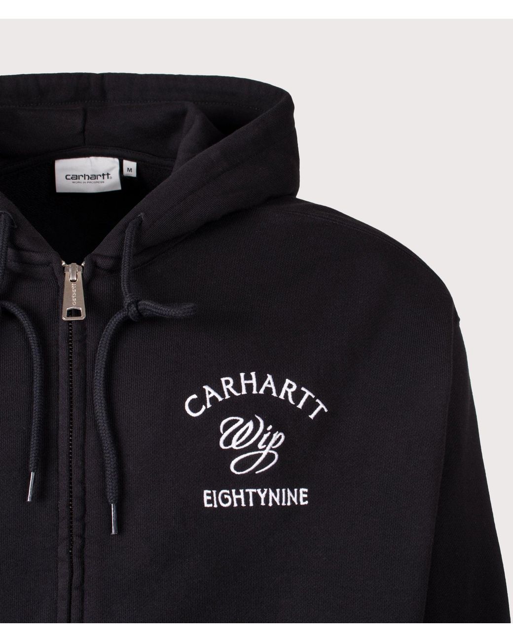Carhartt Blue Balloon Fit Eightynine Hooded Sweat Jacket for men