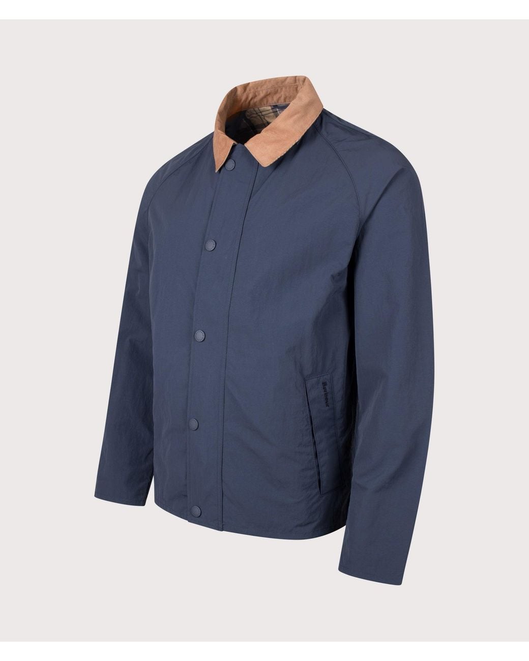 Barbour Blue Tracker Showerproof Jacket for men
