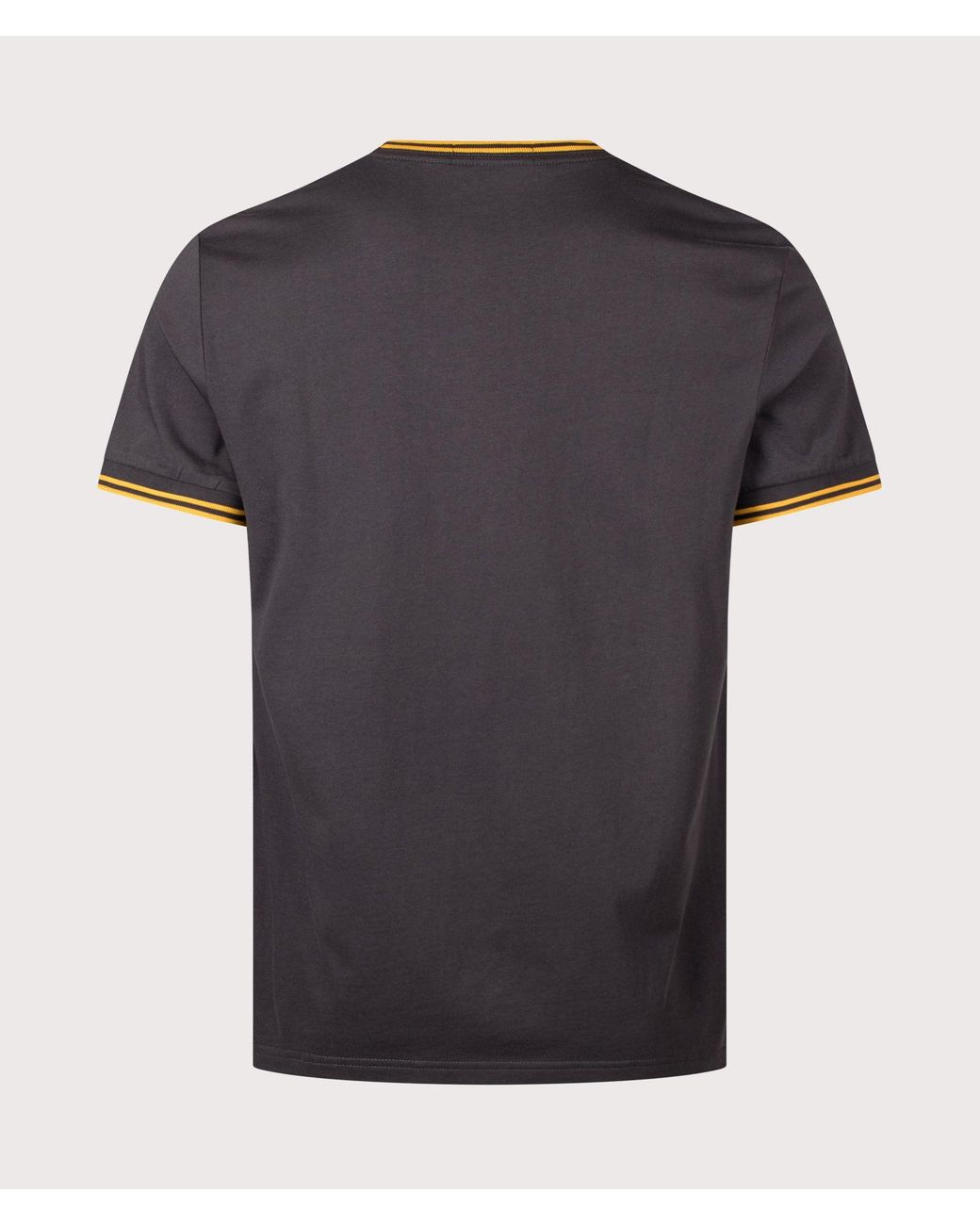 Fred Perry Black Regular Fit Twin Tipped T-Shirt for men