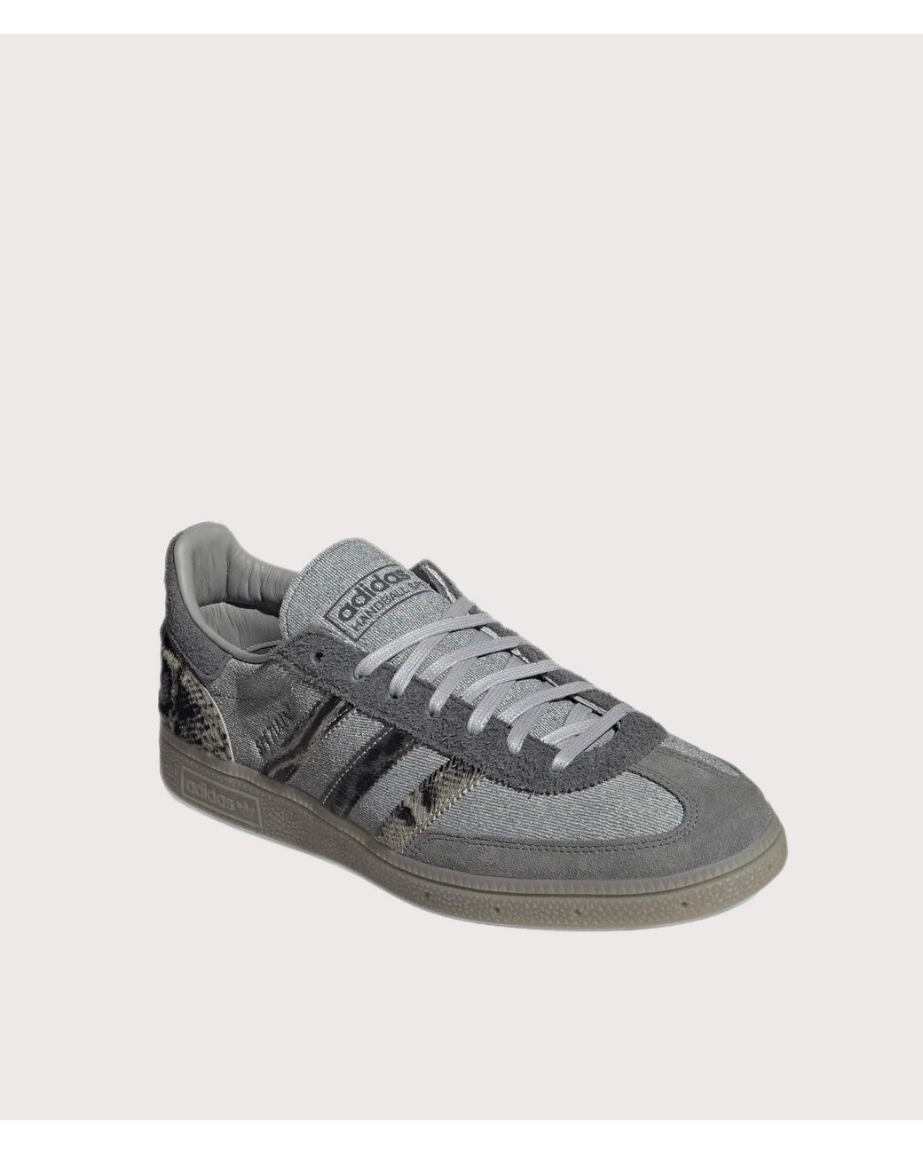 Adidas Gray Animal Print Handball Spezial Trainers for men