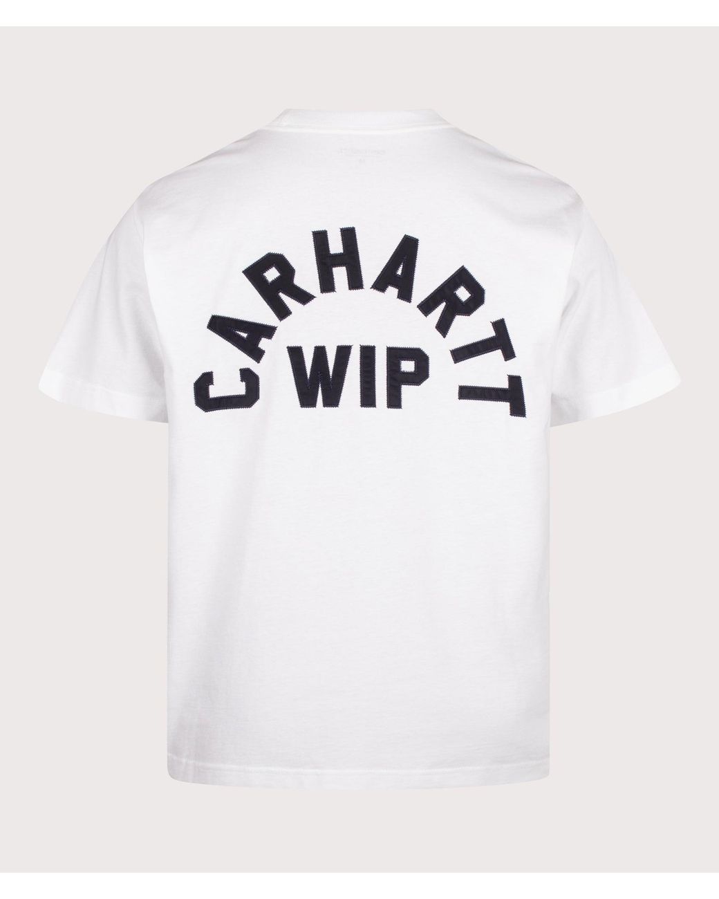 Carhartt White Loose Fit Arch Script T-Shirt for men
