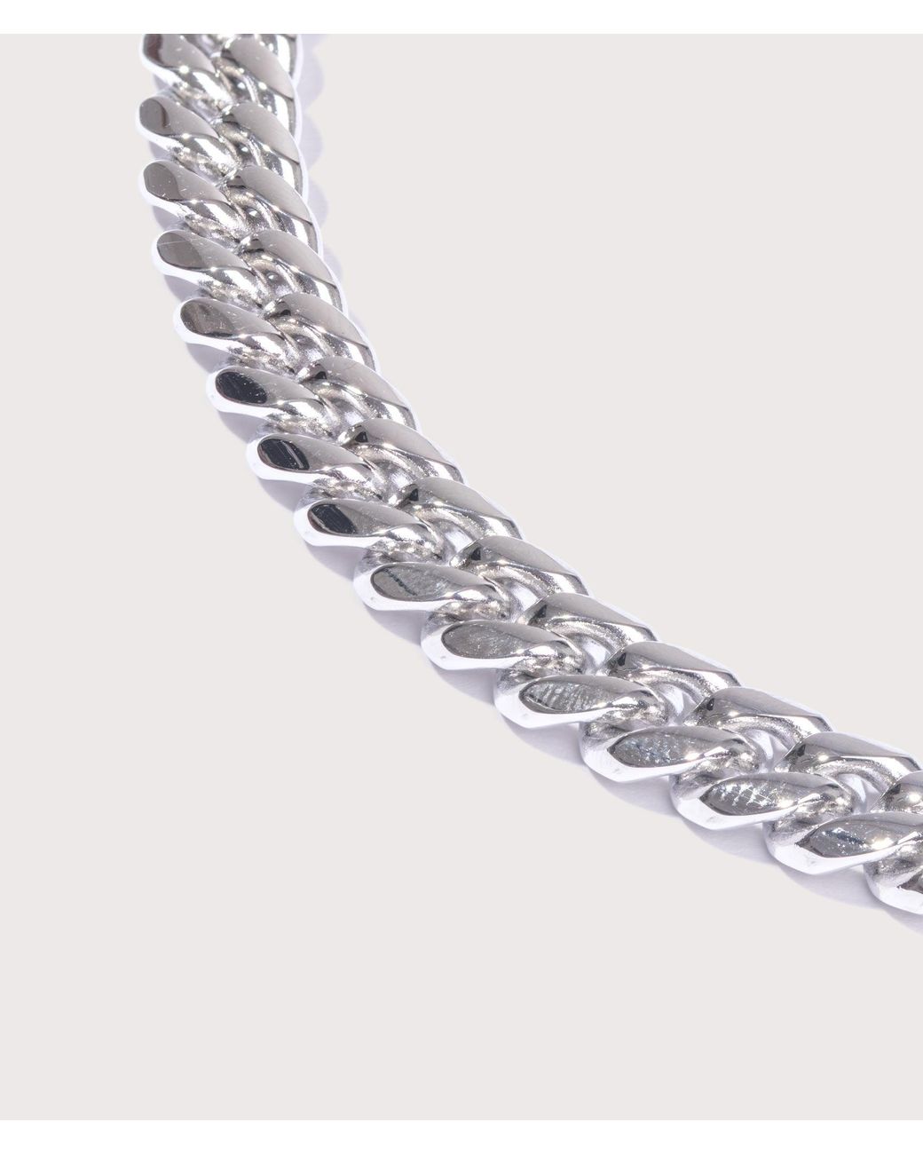 Mysterious Jeweller Natural Stainless Steel Cuban Link Chain 8Mm 22&Quot for men