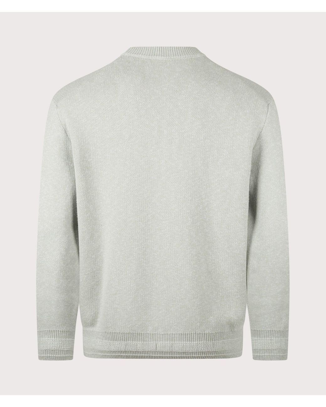 Boss Gray Regular Fit Kokoage Knitted Jumper for men