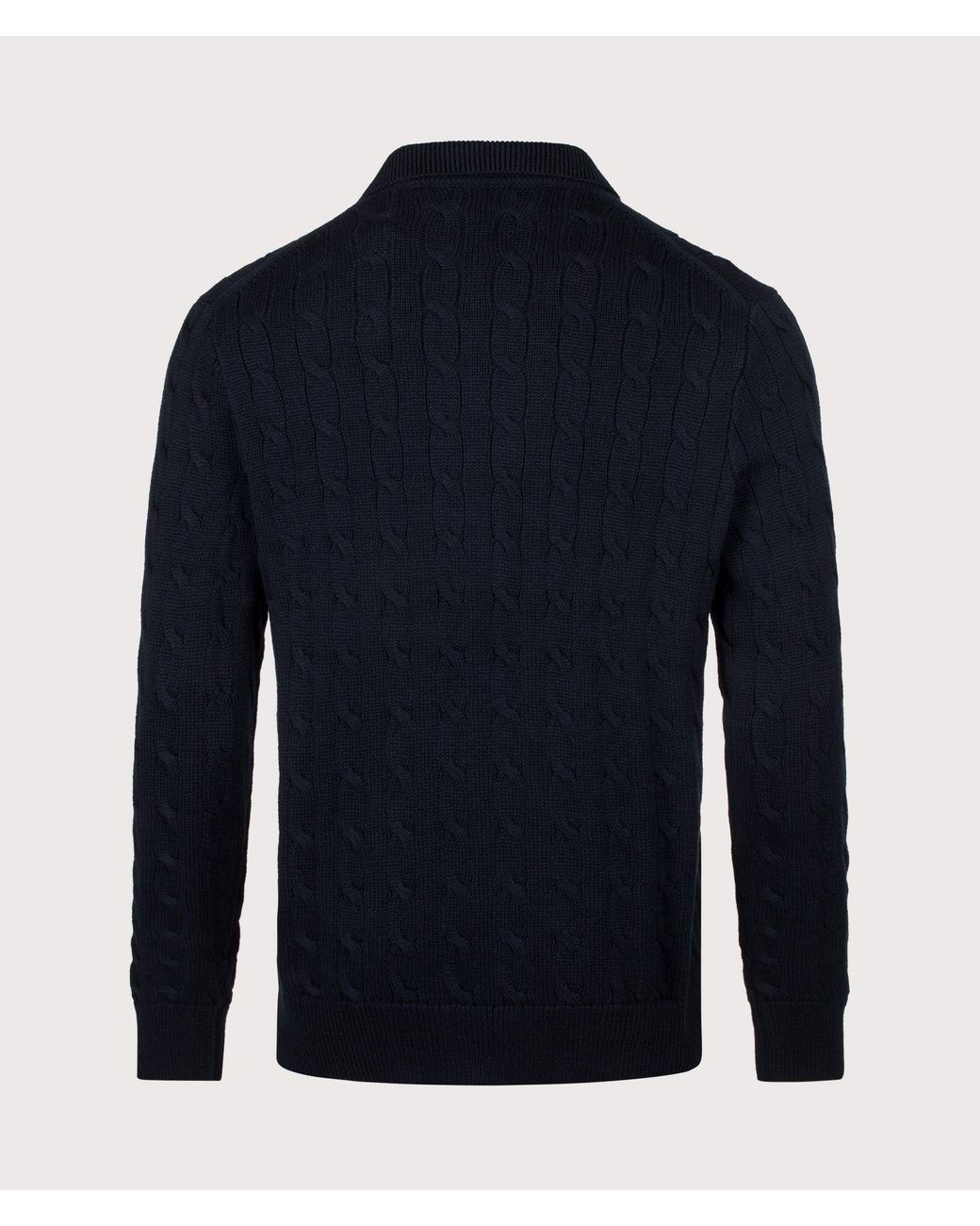 Polo Ralph Lauren Blue Cable-Knit Cotton Cardigan for men