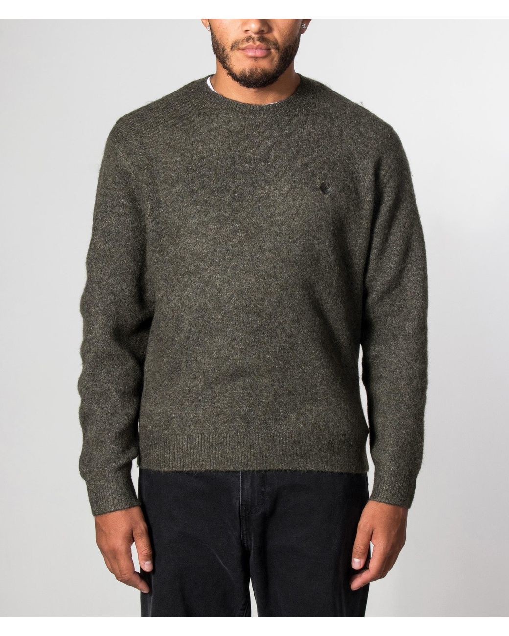 Carhartt Gray Regular Fit Curtis Jumper for men
