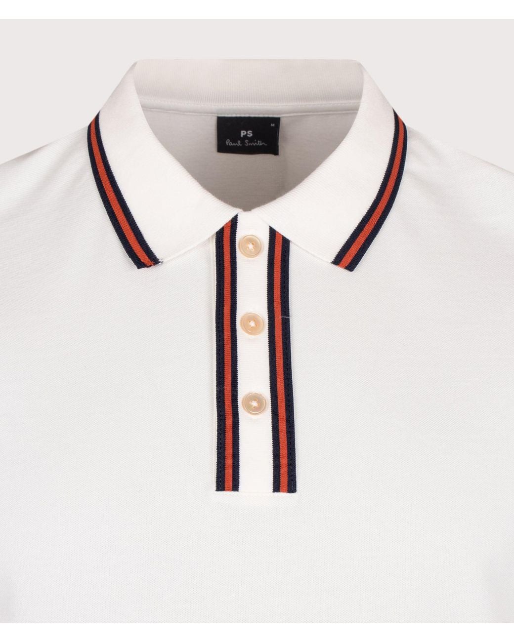 Paul Smith White Regular Fit Polo Shirt for men