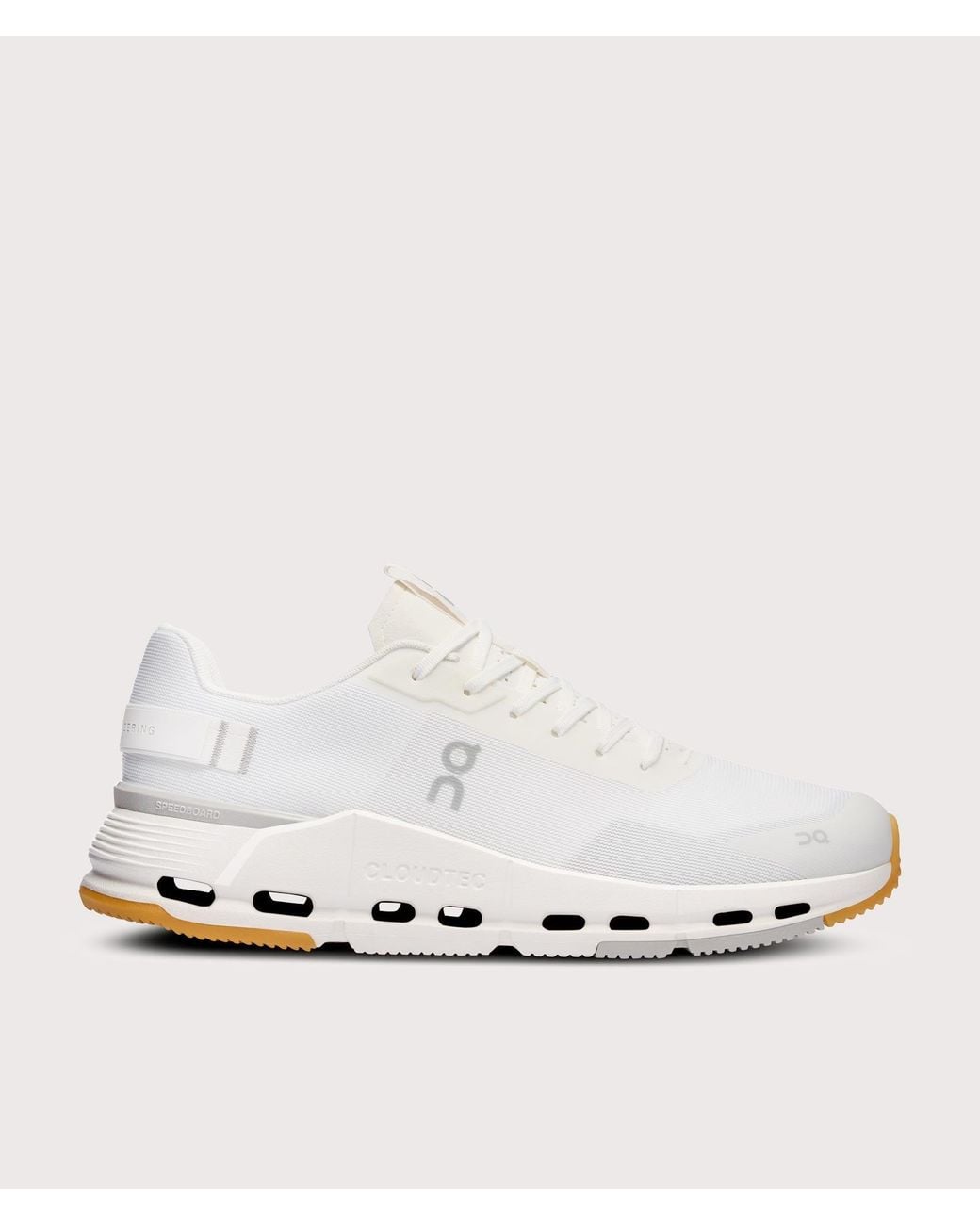 On Shoes White Cloudnova Form 2 Sneakers for men