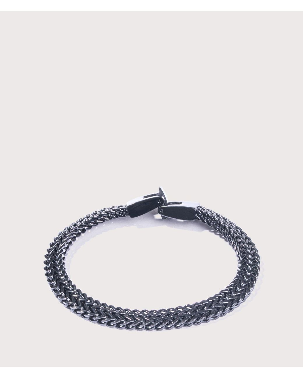 Mysterious Jeweller Blue Stainless Steel Keel Link Bracelet for men