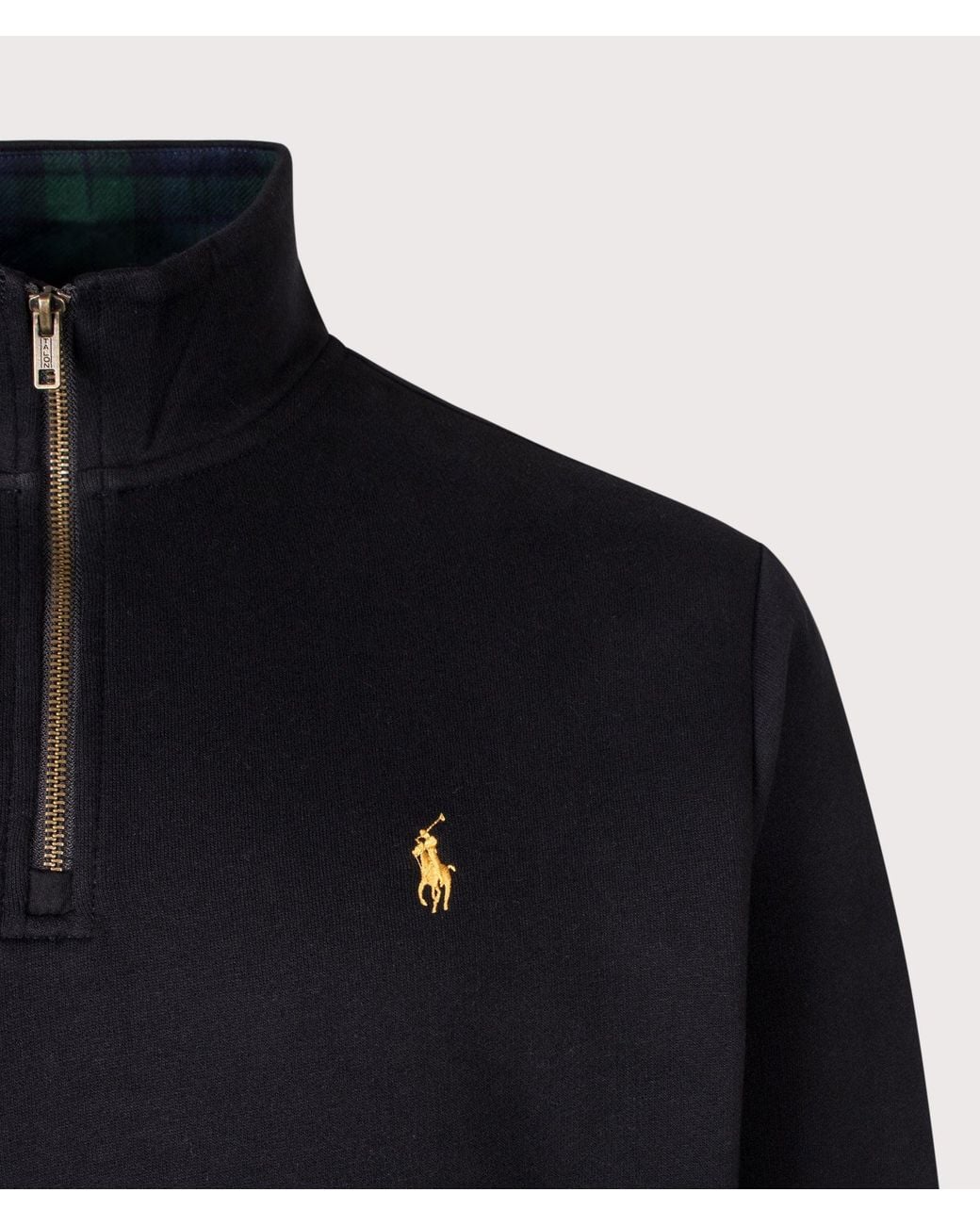 Polo Ralph Lauren Blue The Rl Fleece Quarter Zip Sweatshirt for men