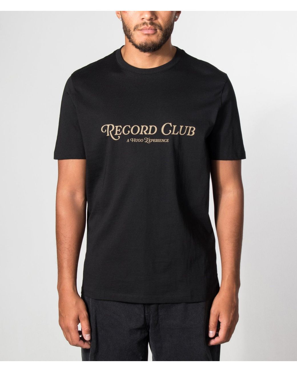 HUGO Black Regular Fit Durectee T-Shirt for men