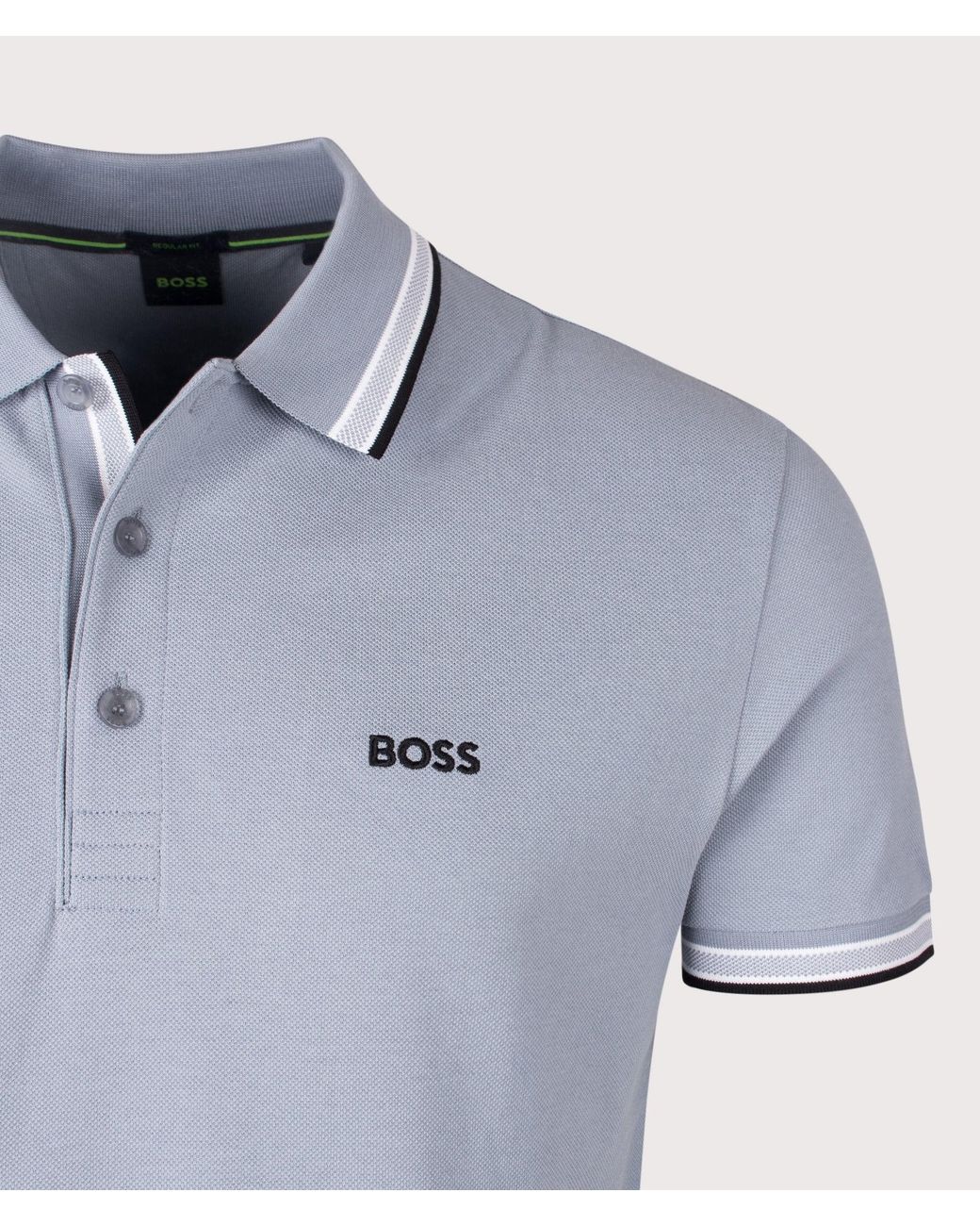 Boss Blue Regular Fit Paddy Polo Shirt for men