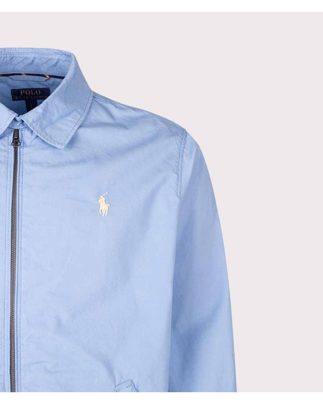 Polo Ralph Lauren Blue Bayport Poplin Windbreaker Jacket for men