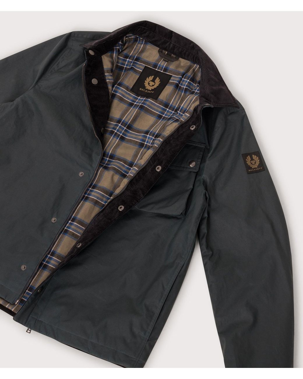 Belstaff Gray Regular Fit Ground Jacket for men