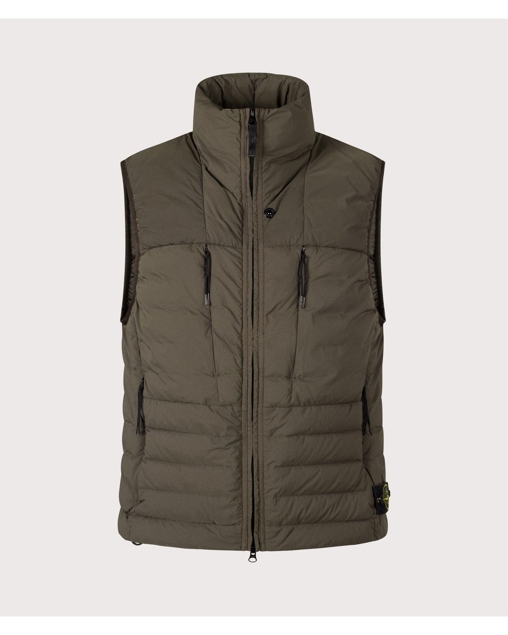 Stone Island Green Seamless Tunnel Nylon Down-Tc Vest for men