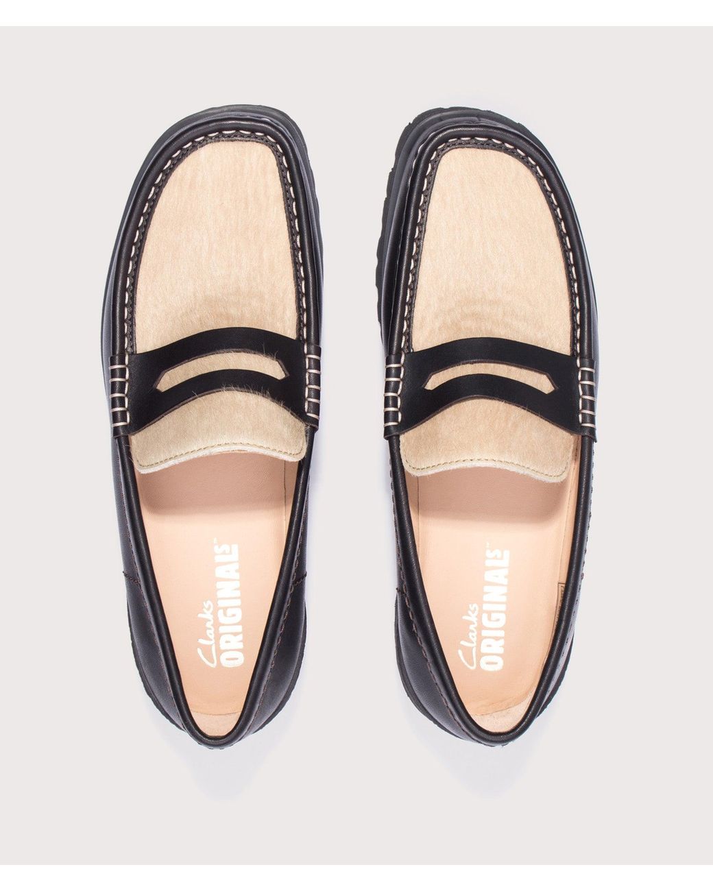 Clarks Blue Yukoner Penny Loafers for men